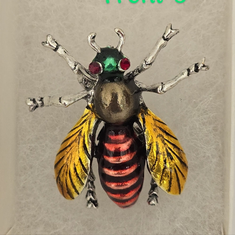 Colorful Bee Brooch